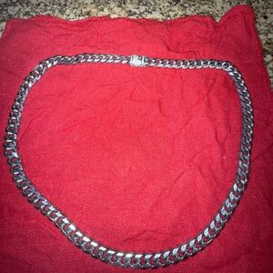 Men's Silver Chain Necklace